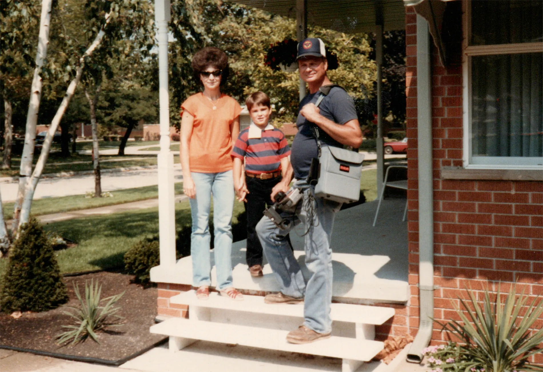 A Young Matthew with His Parents